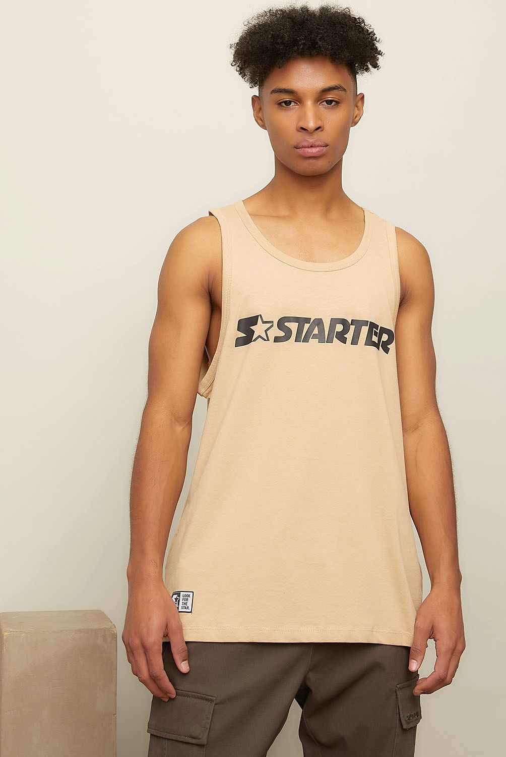 STARTER - Polera Sin Mangas Algodon Hombre Starter