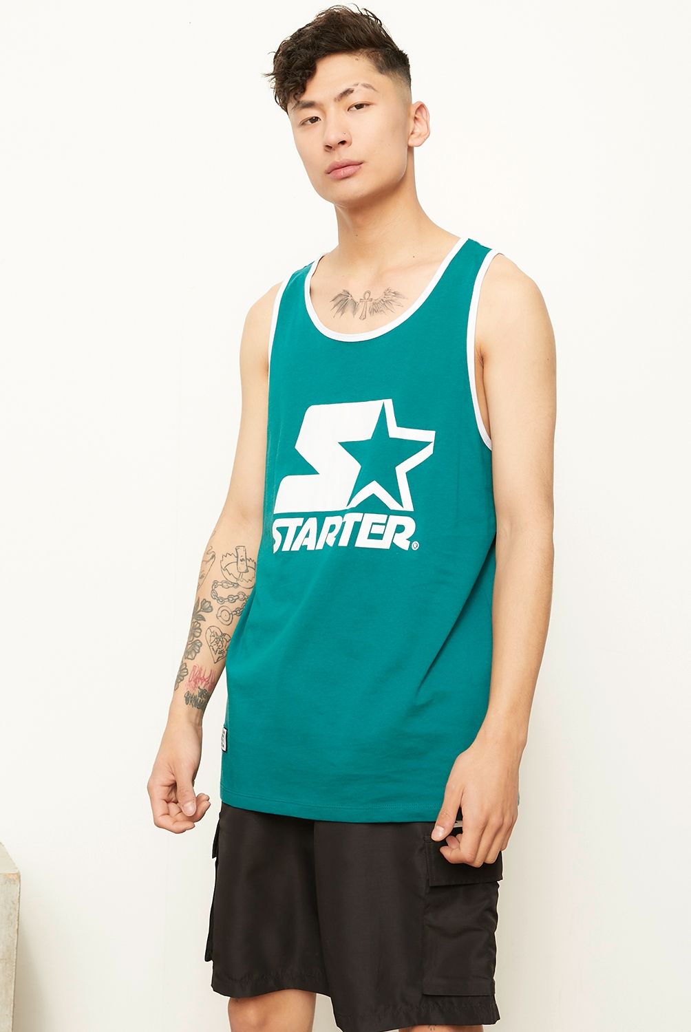 STARTER - Polera Sin Mangas Algodon Hombre Starter