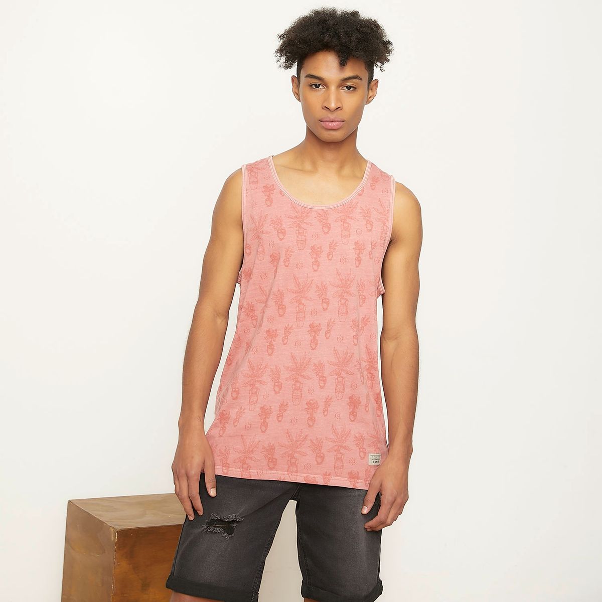 BEARCLIFF - Polera Musculosa Algodón Hombre Bearcliff