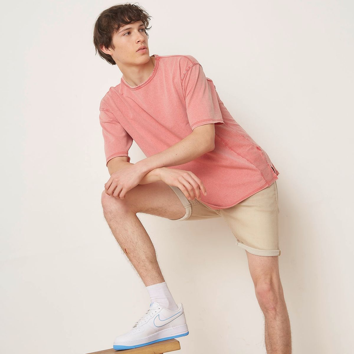 BEARCLIFF - Polera Manga Corta Algodón Oversize Hombre Bearcliff