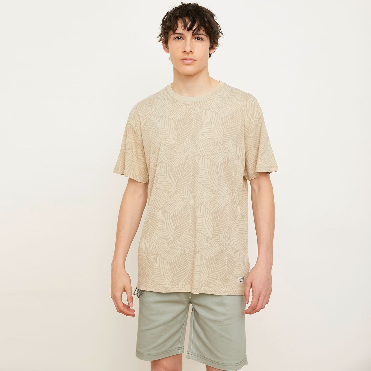 BEARCLIFF - Polera Manga Corta Algodón Oversize Hombre Bearcliff