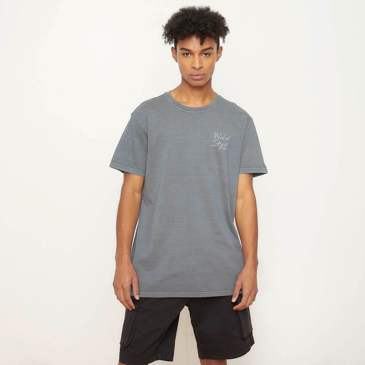 BEARCLIFF - Polera Manga Corta Algodón Long Fit Hombre Bearcliff