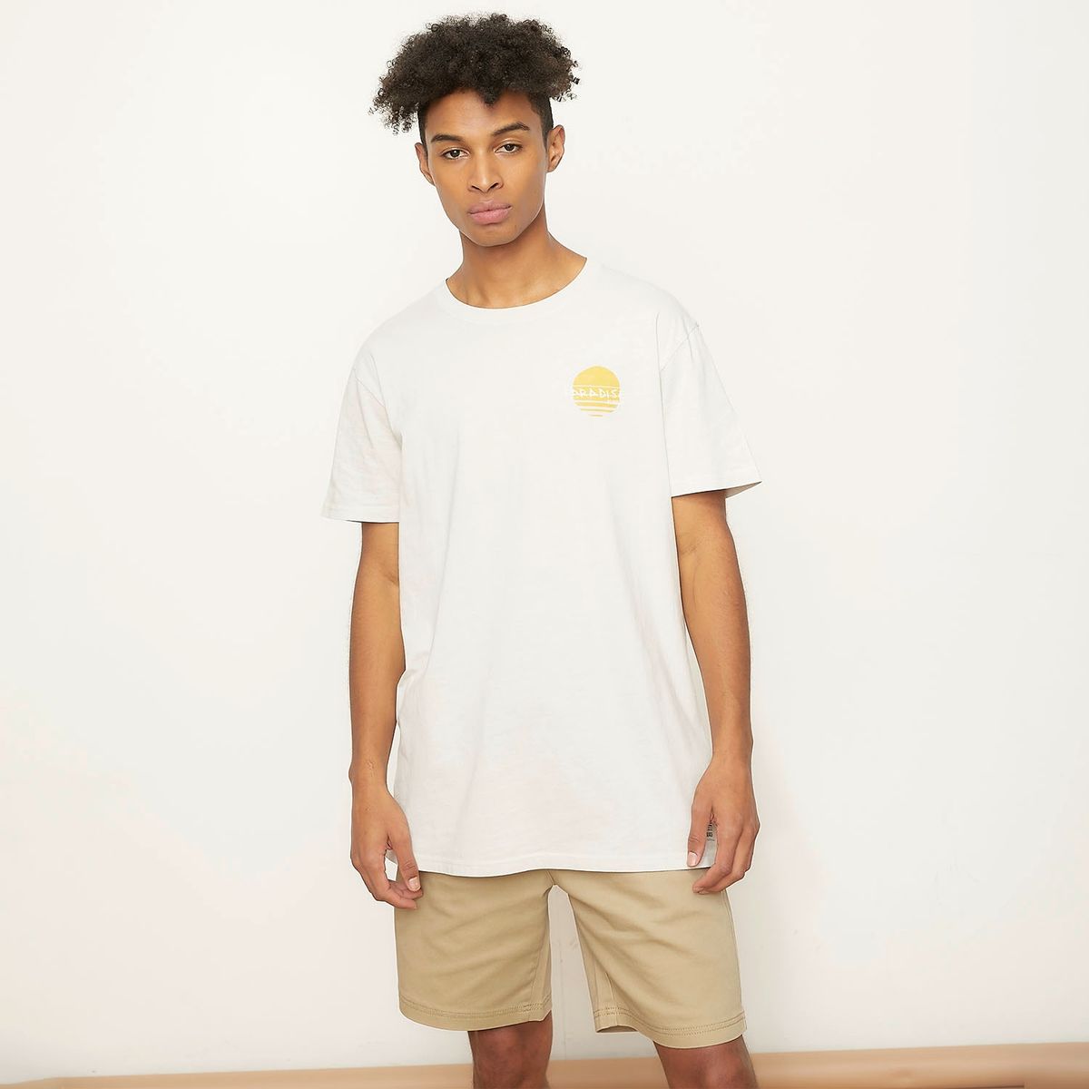 BEARCLIFF - Polera Manga Corta Algodón Long Fit Hombre Bearcliff