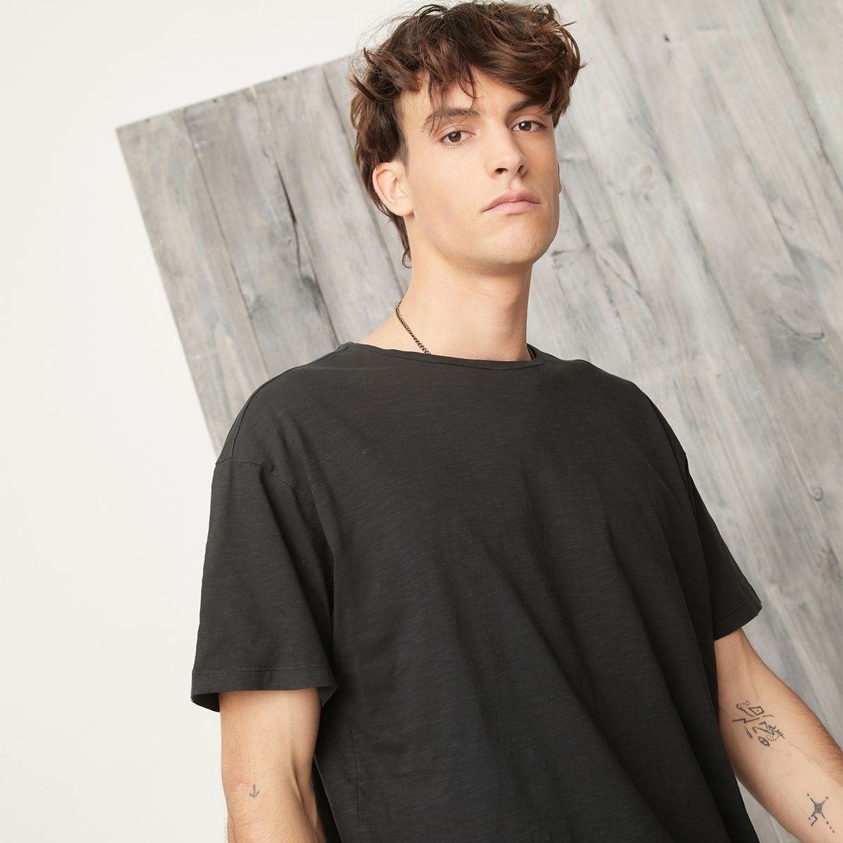 AMERICANINO - Polera Manga Corta Algodón Organico Hombre Americanino