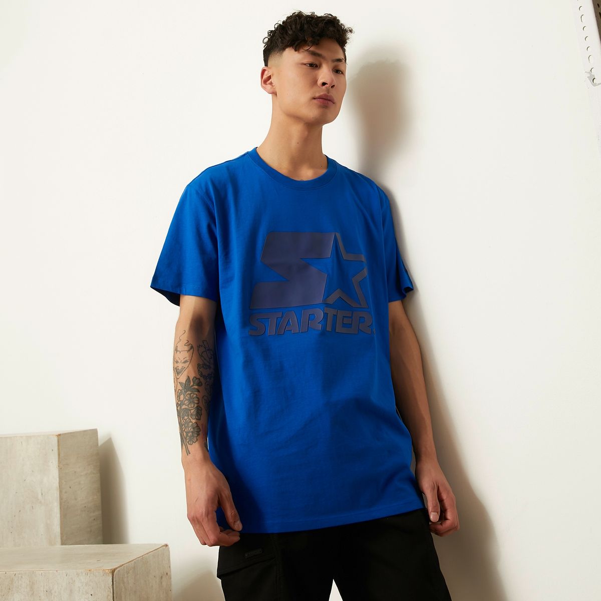 STARTER - Polera Manga Corta Algodón Long Fit Hombre Starter