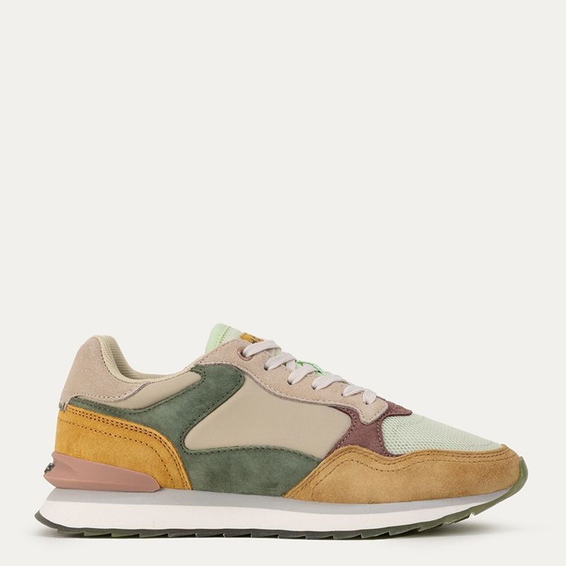 HOFF - Zapatilla Urbana Mujer Cuero Verde Hoff