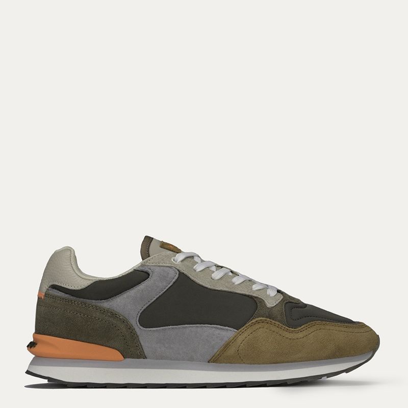 HOFF - Zapatilla Urbana Hombre Cuero Verde Hoff