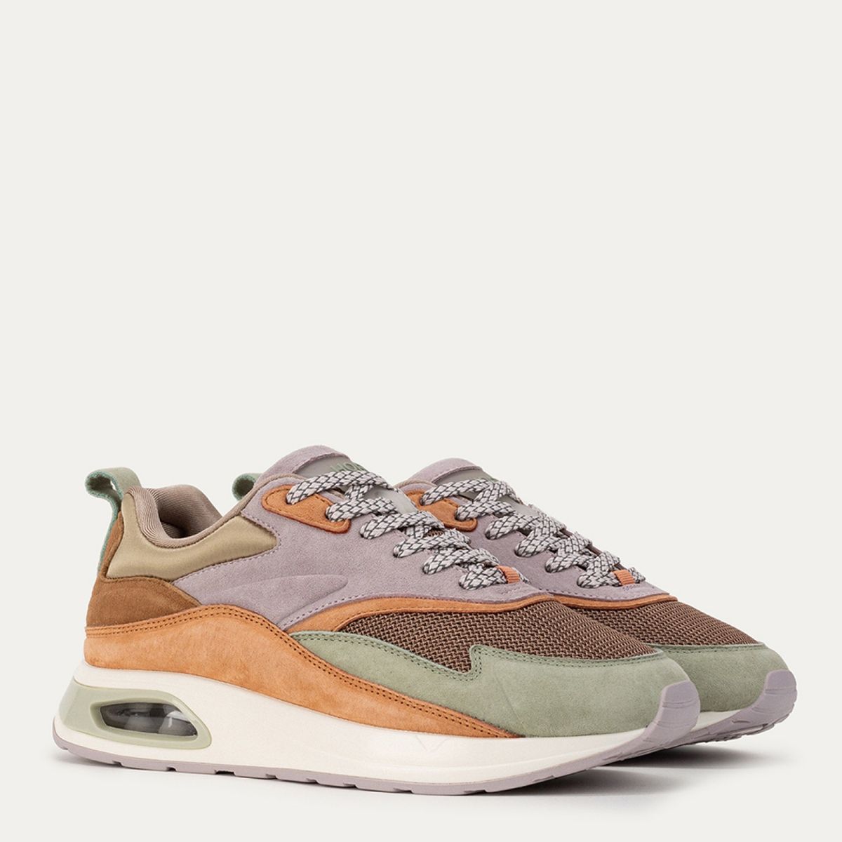 HOFF - Zapatilla Urbana Mujer Cuero Beige Hoff