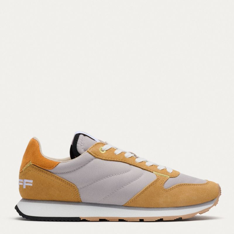 HOFF - Zapatilla Urbana Mujer Cuero Gris Hoff