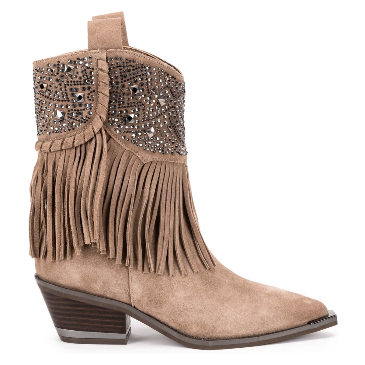 ALMA EN PENA - Bota Vaquera Mujer Beige Alma En Pena