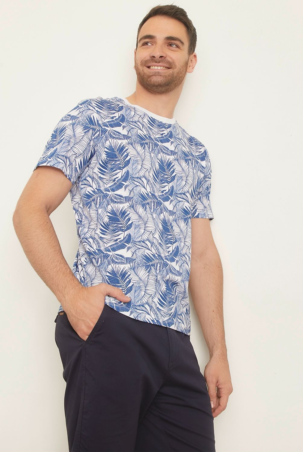 NEWPORT - Polera Manga Corta Algodón Hombre Newport