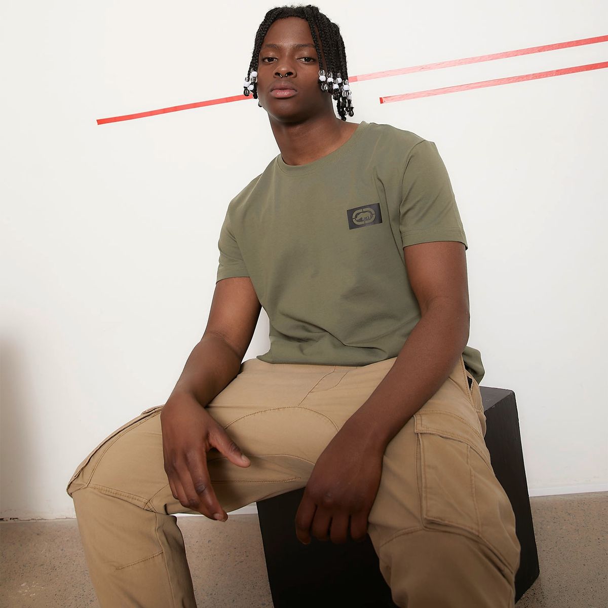 ECKO - Polera Manga Corta Algodón Hombre Ecko