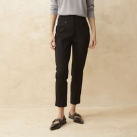 Pantalón Slim Fit Medio Mujer Algodón