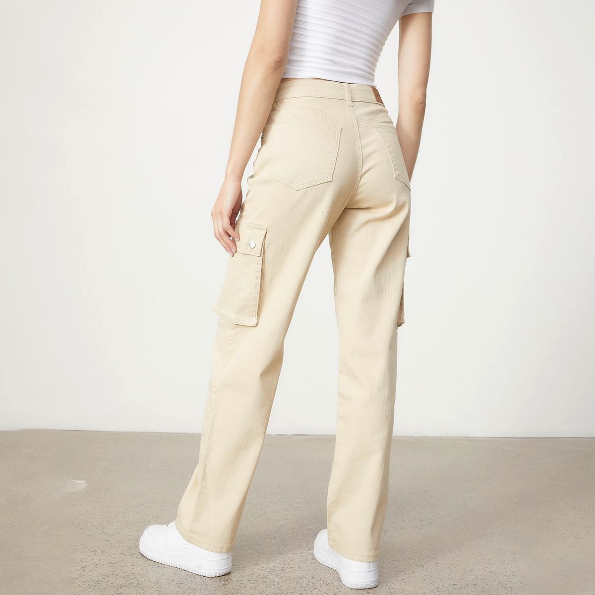 SYBILLA - Sybilla Pantalón Cargo Tiro Medio Mujer