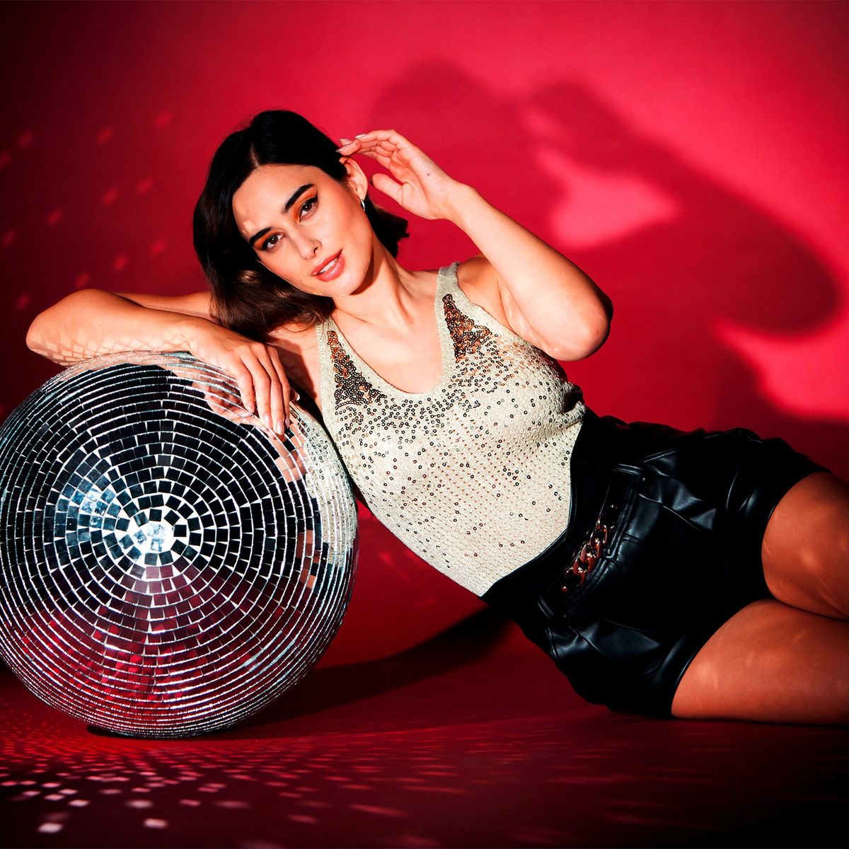 MOSSIMO - Polera Sin Mangas Fiesta Mujer Mossimo