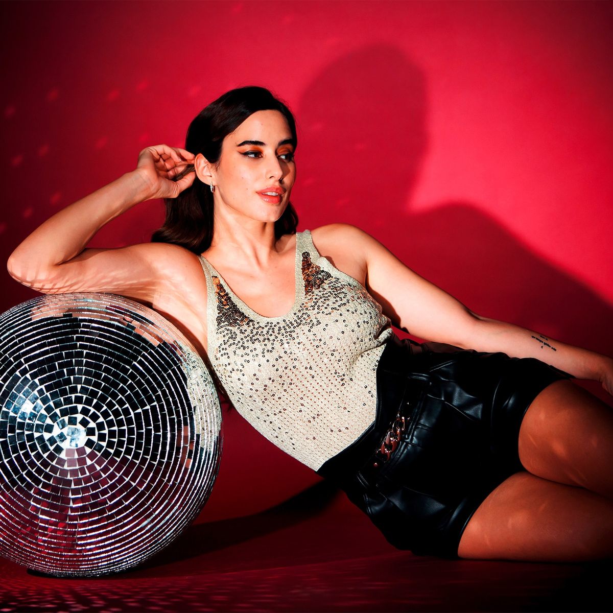 MOSSIMO - Polera Sin Mangas Fiesta Mujer Mossimo