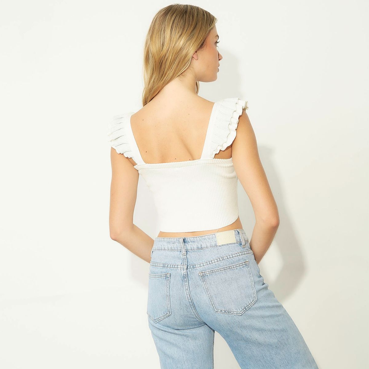 SYBILLA - Peto Manga Corta Algodón Mujer Sybilla