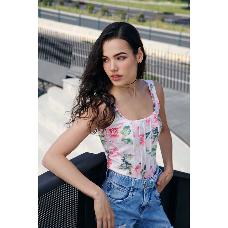 MOSSIMO - Polera Corset Sin Mangas Mujer Mossimo