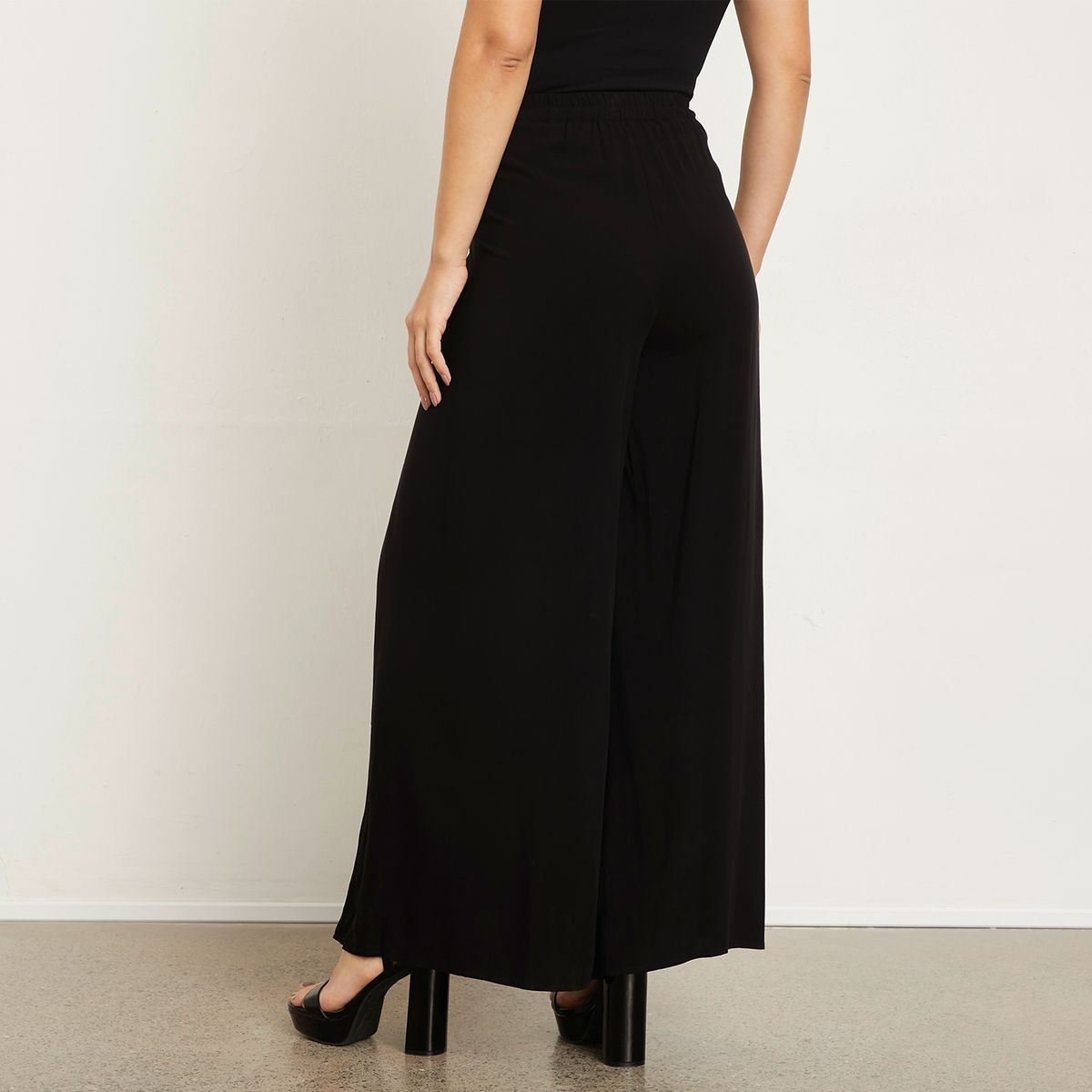 MOSSIMO - Pantalón Palazzo Tiro Alto Mujer Mossimo