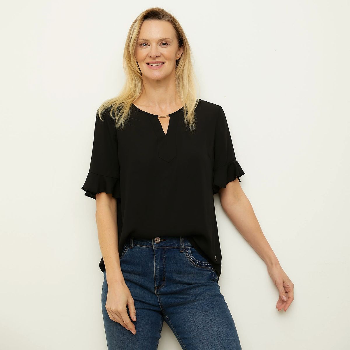 S COCCI - Blusa Manga Corta Mujer S.Cocci