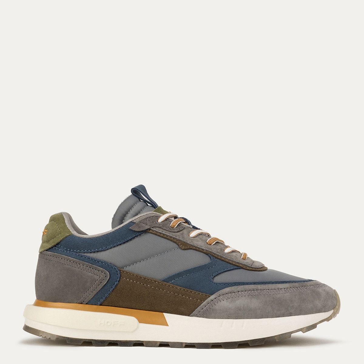 HOFF - Zapatilla Urbana Hombre Cuero Azul Hoff