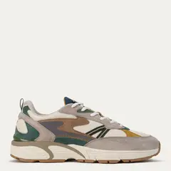 HOFF - Zapatilla Urbana Hombre Cuero Gris