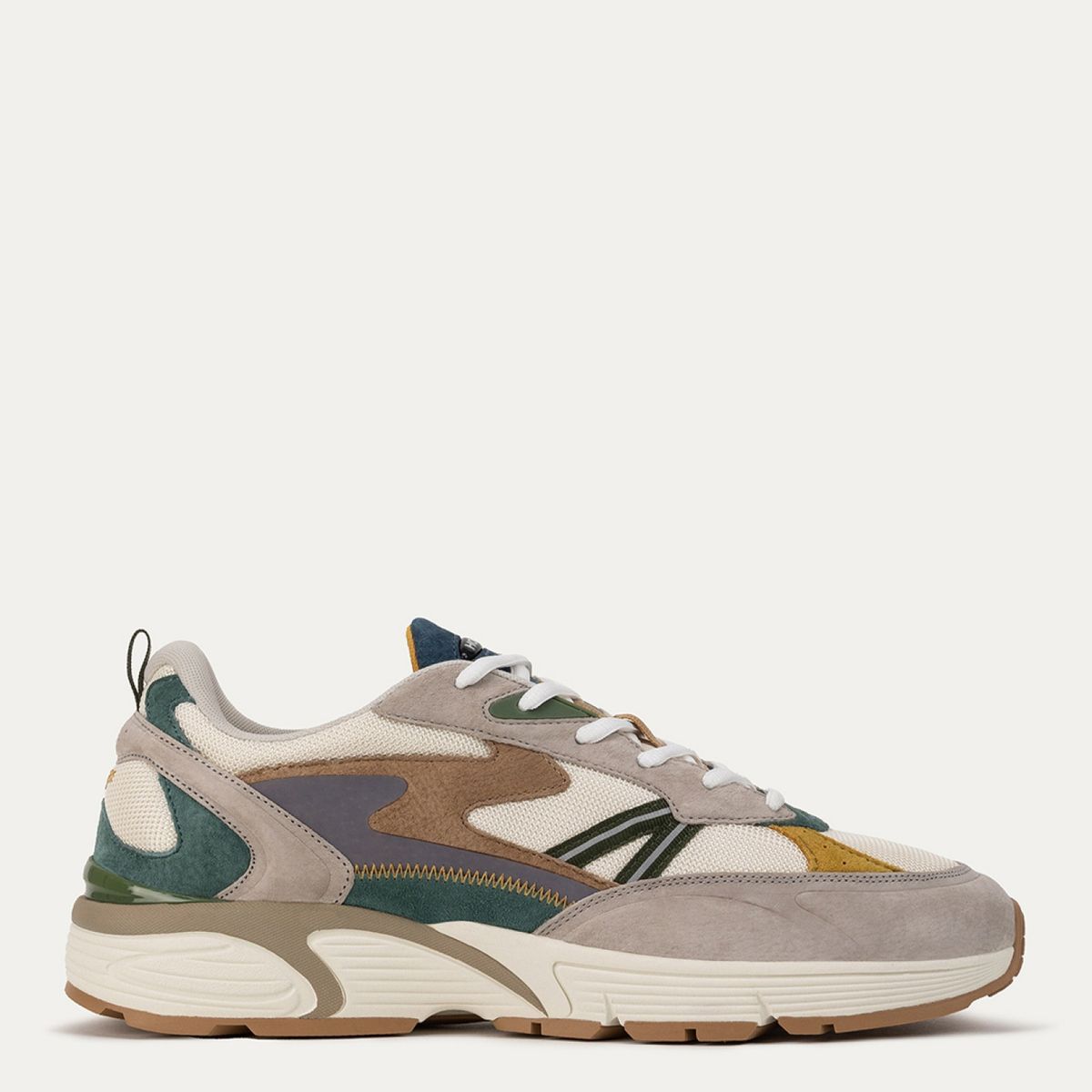 HOFF - Zapatilla Urbana Hombre Cuero Gris Hoff