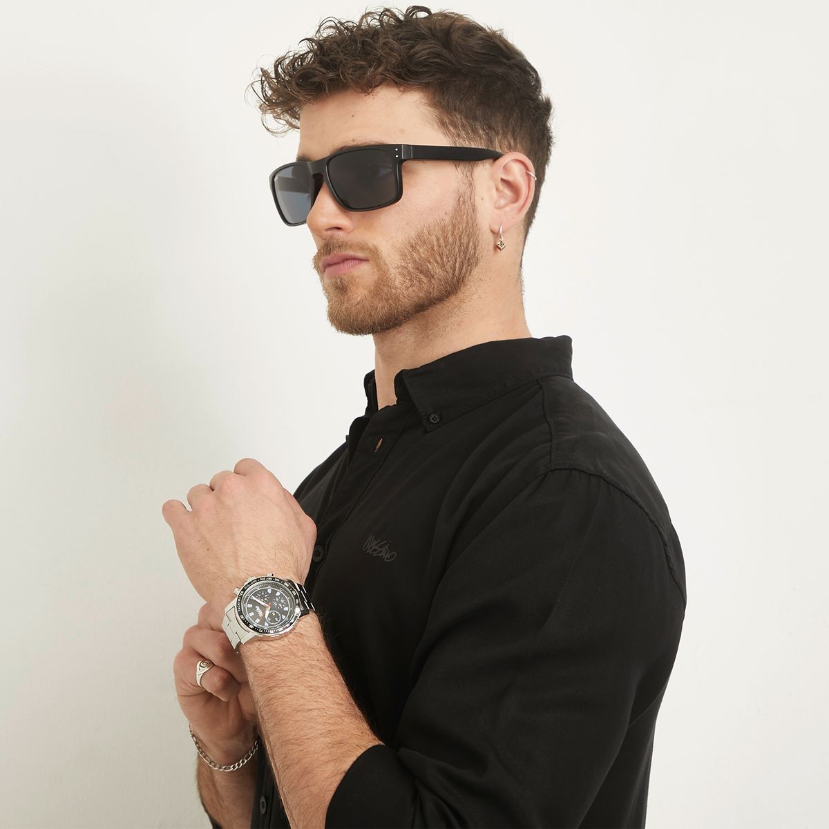 MOSSIMO - Pack Reloj Análogo Hombre + Anteojos De Sol Mossimo