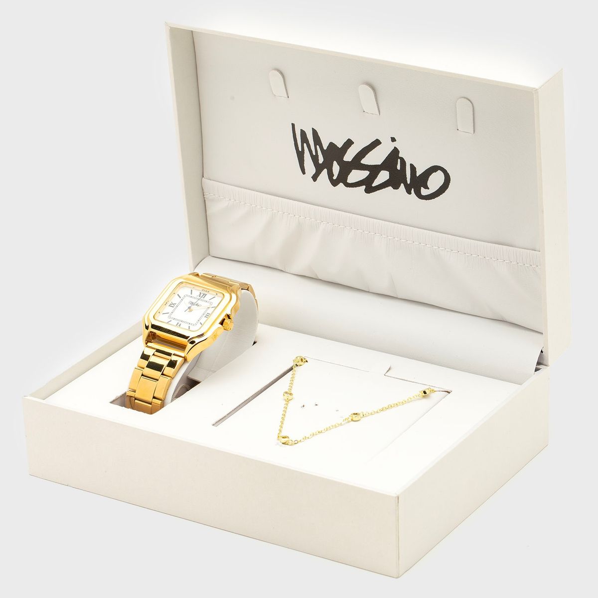 MOSSIMO - Pack Reloj Análogo Mujer + Collar Mossimo