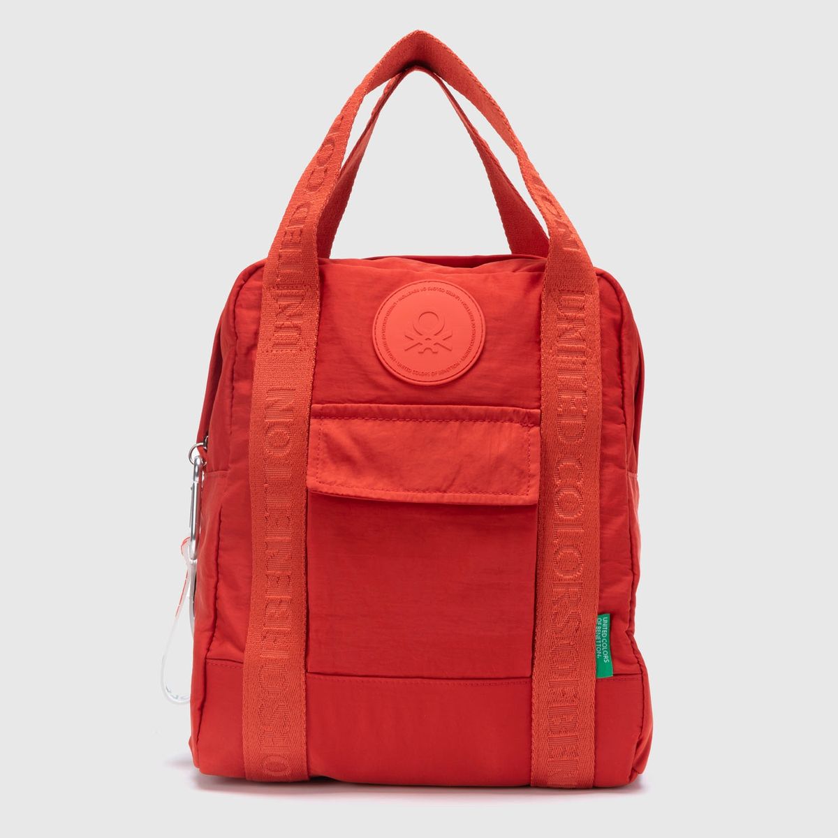 BENETTON - Mochila Mujer Roja Benetton