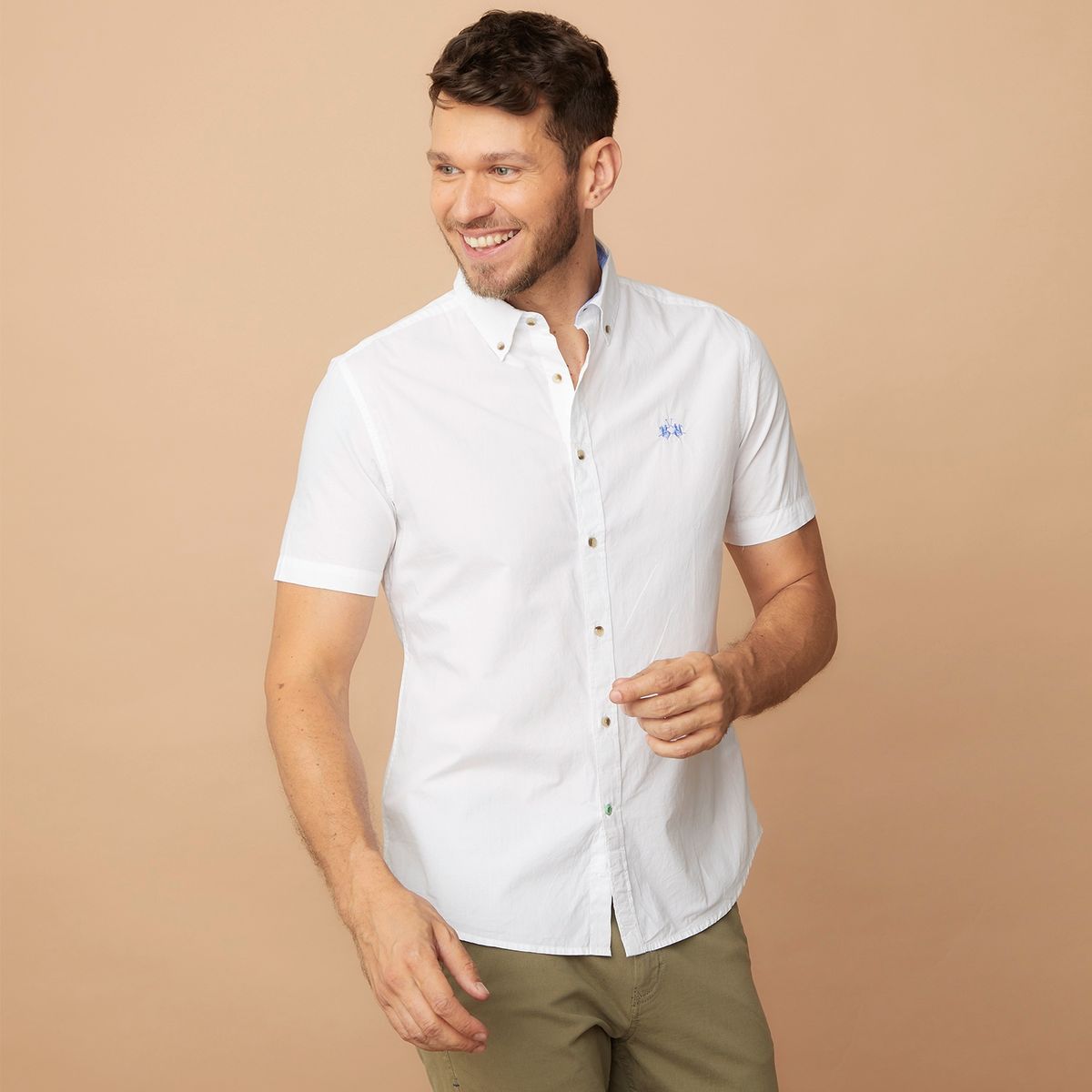 LA MARTINA - Camisa Manga Corta Algodón Hombre La Martina
