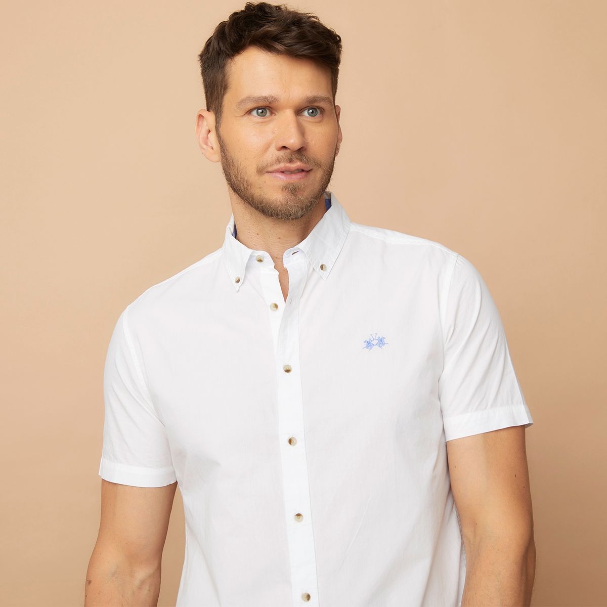 LA MARTINA - Camisa Manga Corta Algodón Hombre La Martina
