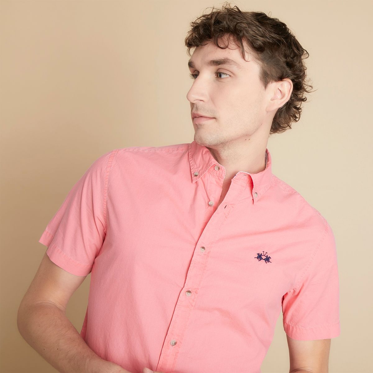 LA MARTINA - Camisa Manga Corta Algodón Hombre La Martina