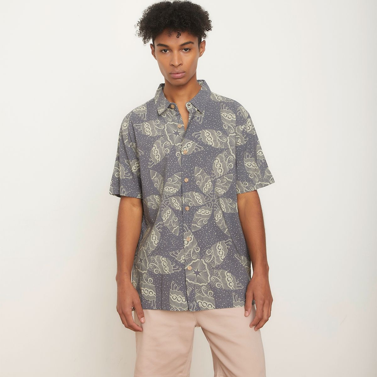BEARCLIFF - Camisa Guayabera Manga Corta Algodon Hombre Bearcliff