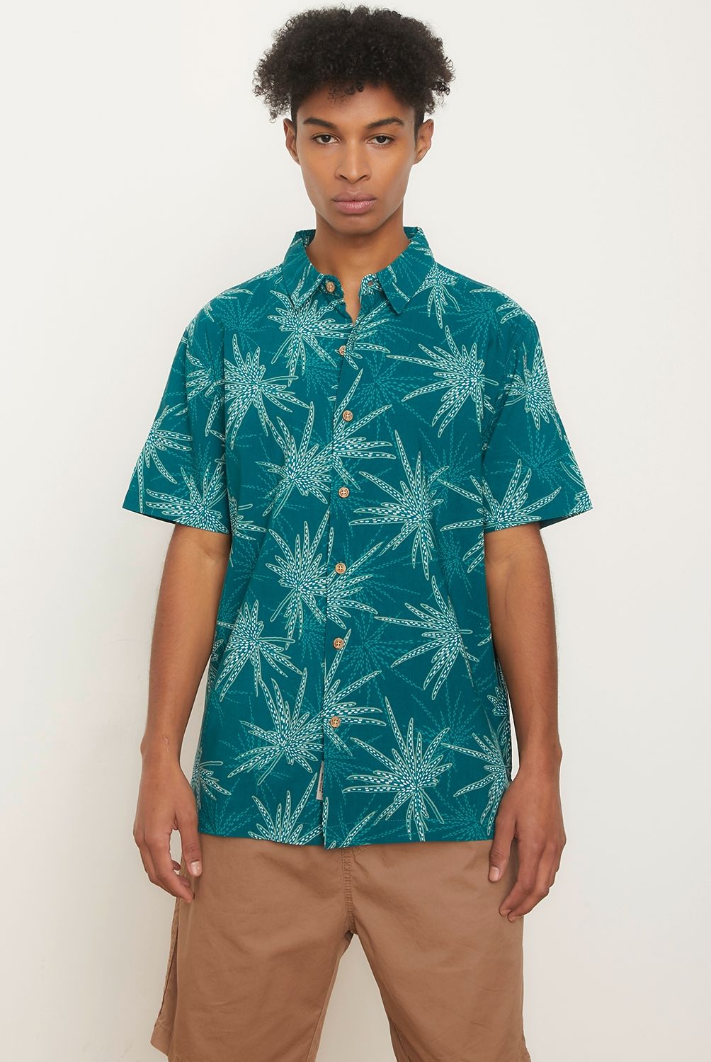 BEARCLIFF - Camisa Guayabera Manga Corta Algodon Hombre Bearcliff