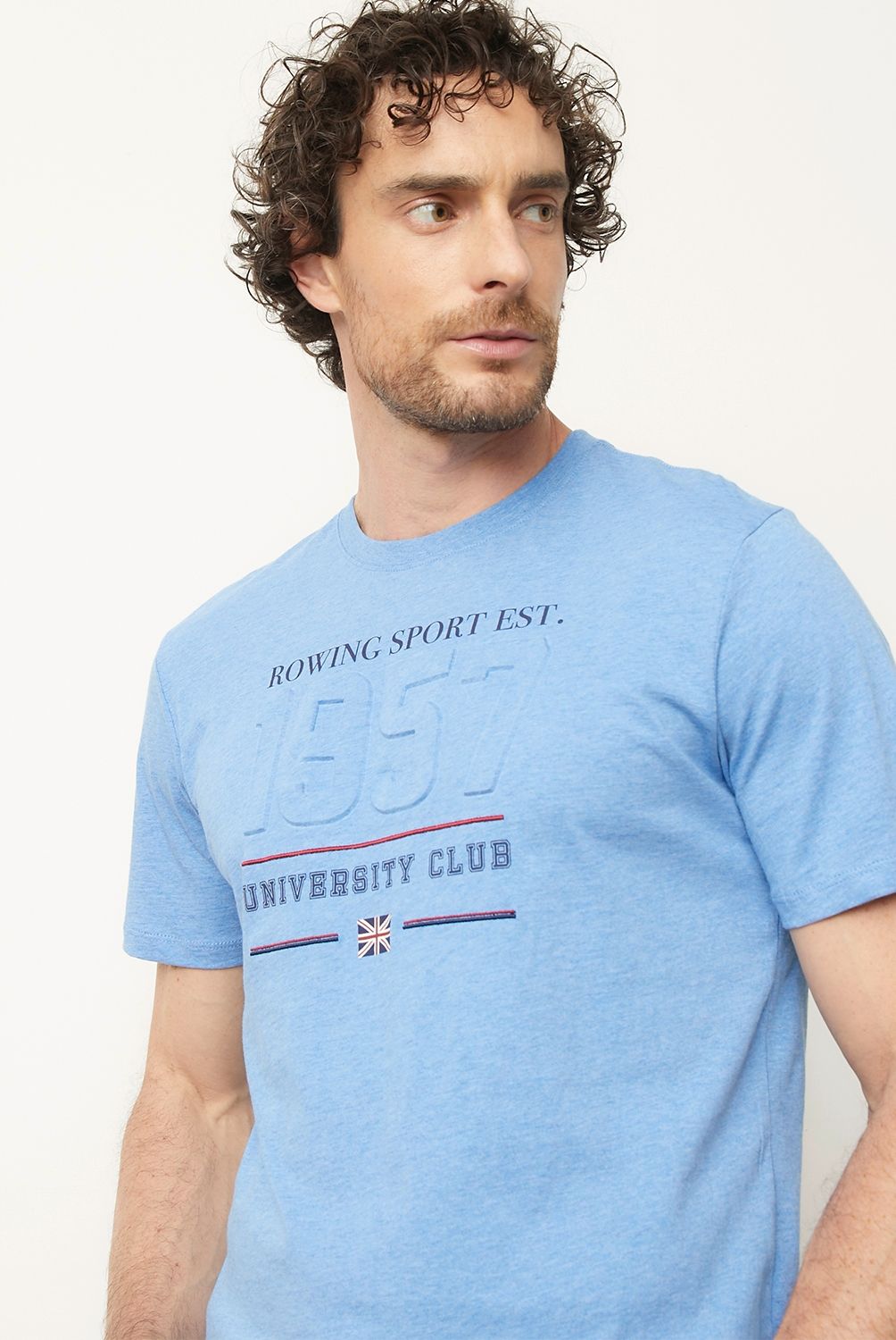 UNIVERSITY CLUB - Polera Manga Corta Algodón Hombre University Club