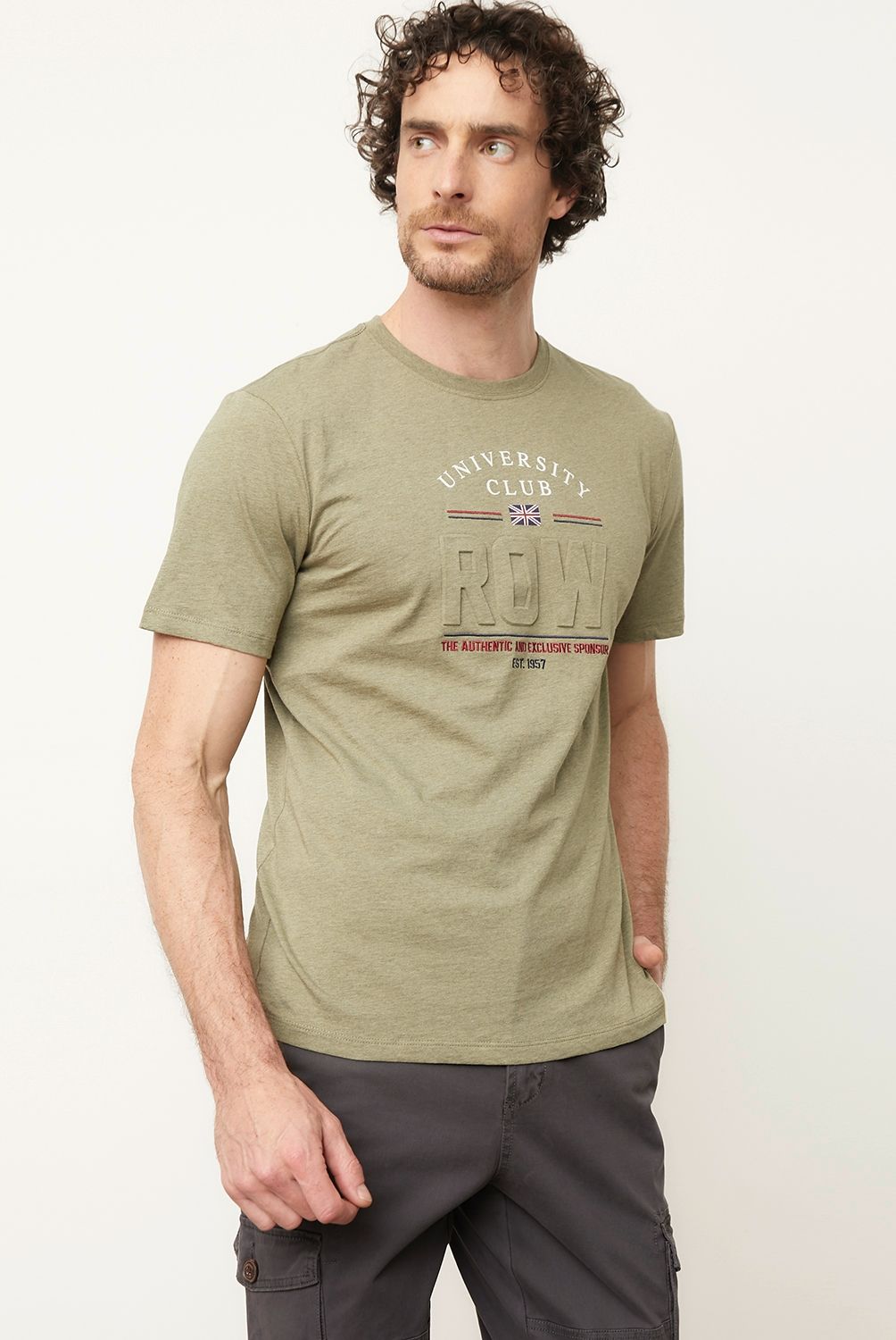 UNIVERSITY CLUB - Polera Manga Corta Algodón Hombre University Club