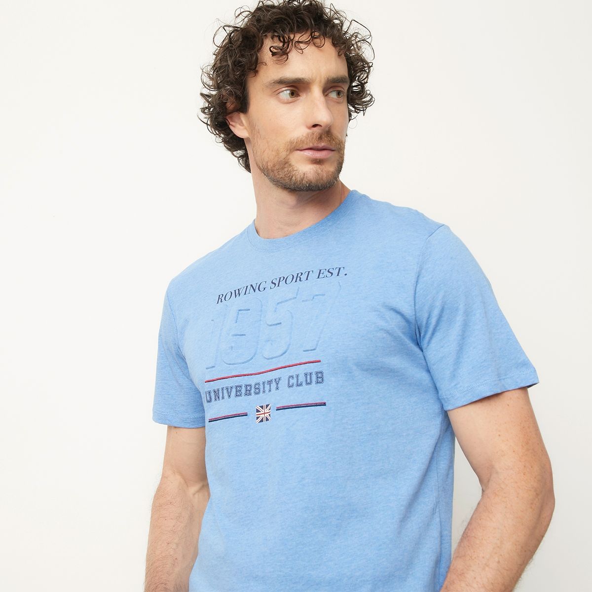 UNIVERSITY CLUB - Polera Manga Corta Algodón Hombre University Club