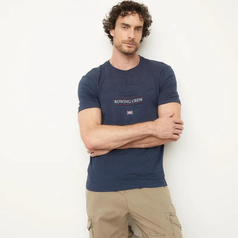 UNIVERSITY CLUB - Polera Manga Corta Algodón Hombre University Club