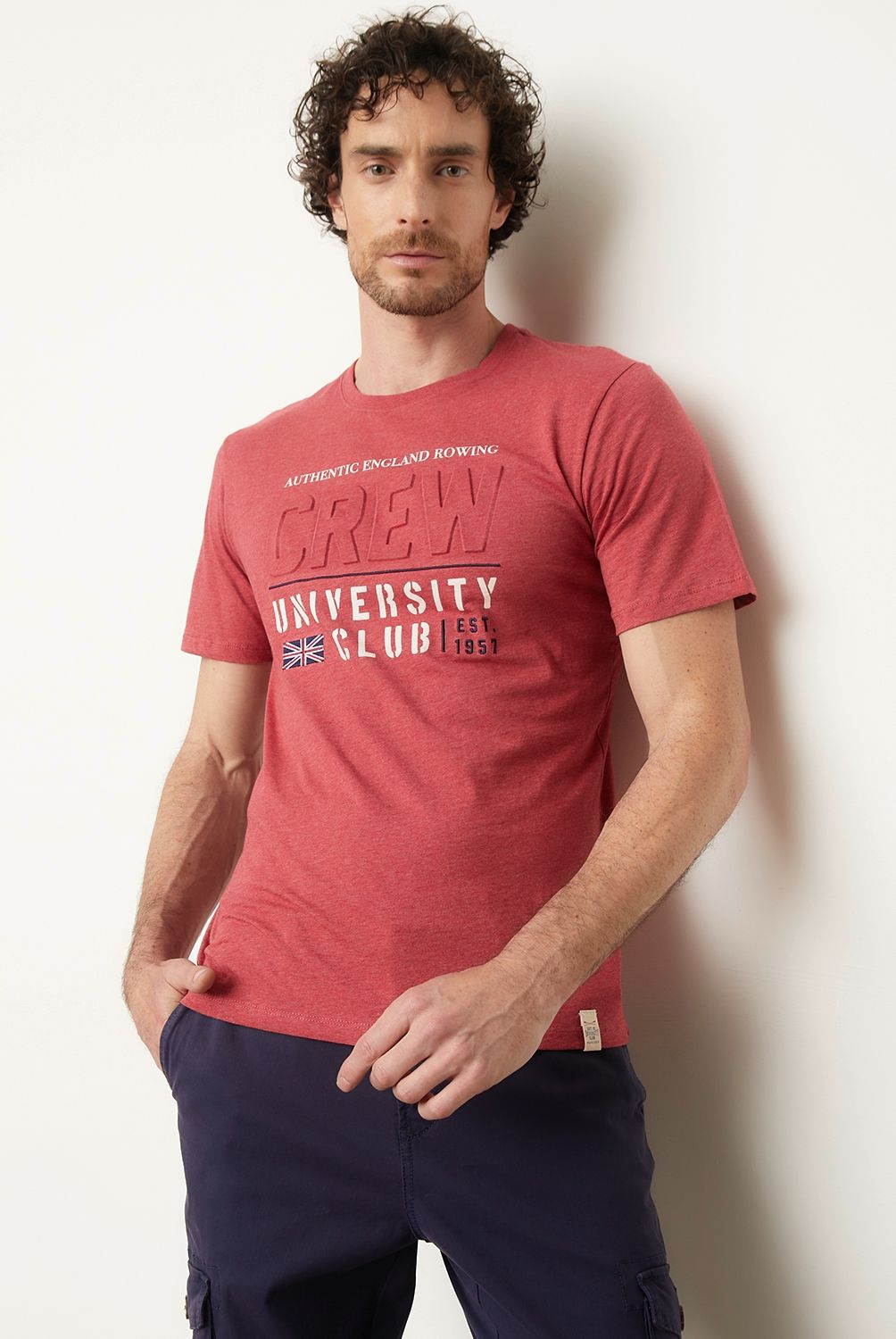 UNIVERSITY CLUB - Polera Manga Corta Algodón Hombre University Club