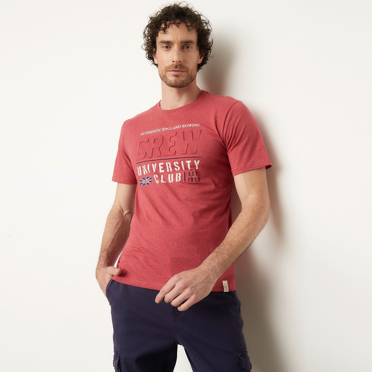 UNIVERSITY CLUB - Polera Manga Corta Algodón Hombre University Club