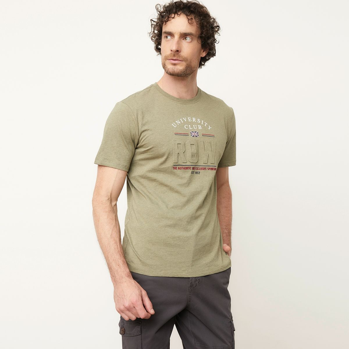 UNIVERSITY CLUB - Polera Manga Corta Algodón Hombre University Club