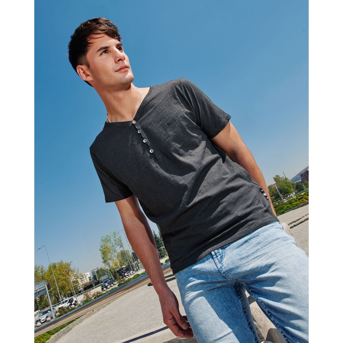 MOSSIMO - Polera Manga Corta Hombre Mossimo