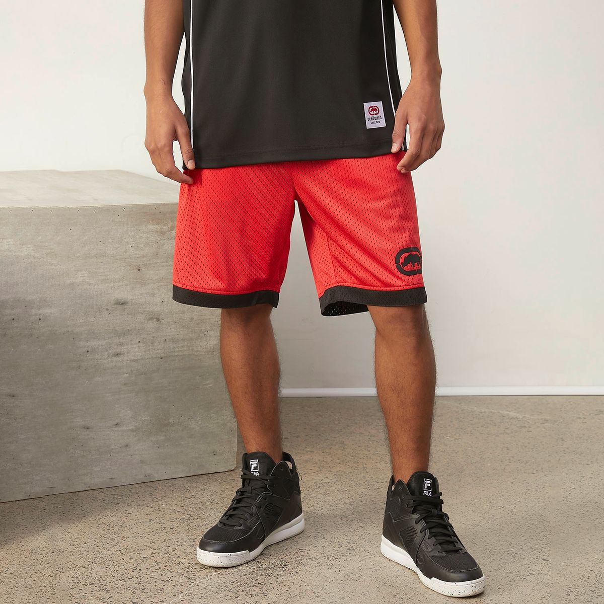 ECKO - Short Bermuda Básico Hombre Ecko