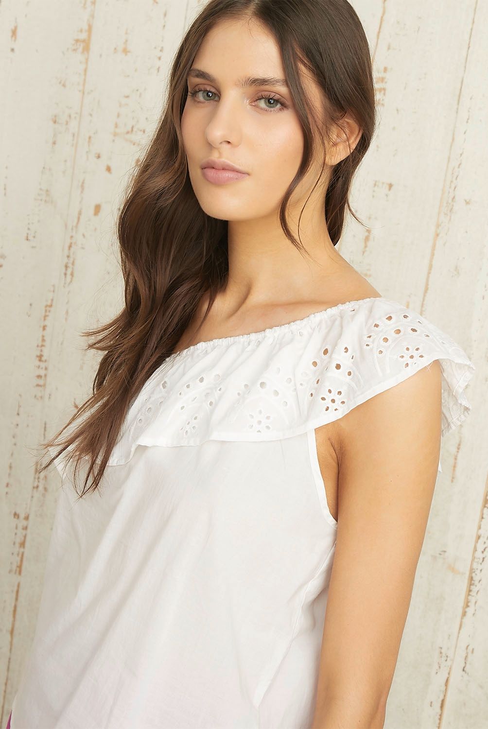 UNIVERSITY CLUB - Blusa Sin Mangas Algodón Mujer University Club
