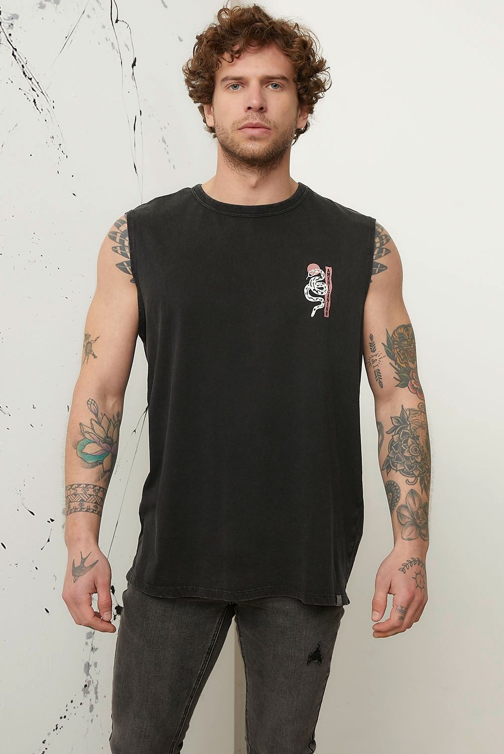 AMERICANINO - Polera Sin Mangas Algodón Organico Hombre Americanino