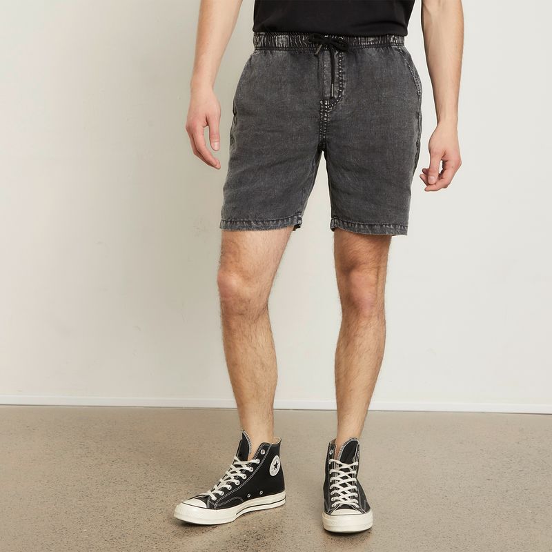 AMERICANINO - Short Bermuda Lino Hombre Americanino