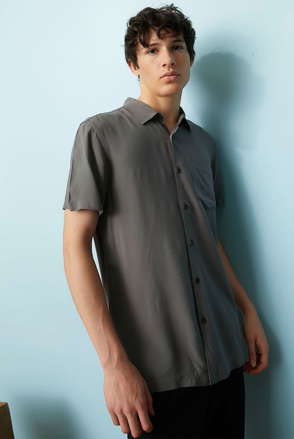 DOO AUSTRALIA - Camisa Casual Manga Corta Viscosa Hombre Doo Australia