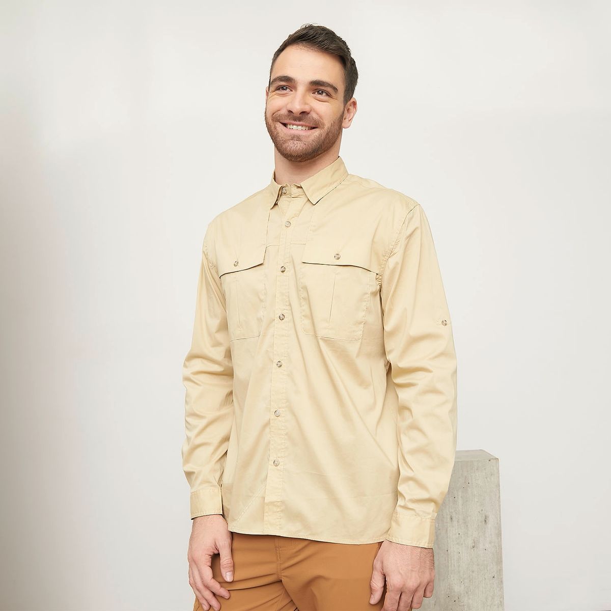 MOUNTAIN GEAR - Camisa Outdoor Manga Larga Hombre Mountain Gear