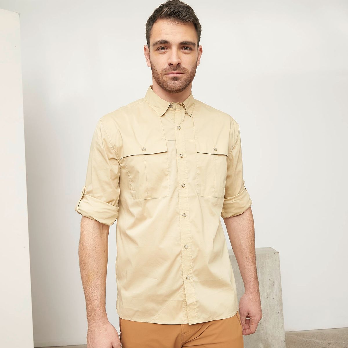 MOUNTAIN GEAR - Camisa Outdoor Manga Larga Hombre Mountain Gear